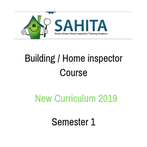 Building/Home Inspector / Assessor Course – Semester 1