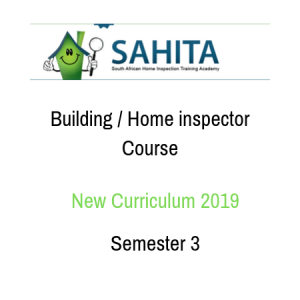 Building/Home Inspector / Assessor Course – Semester 3